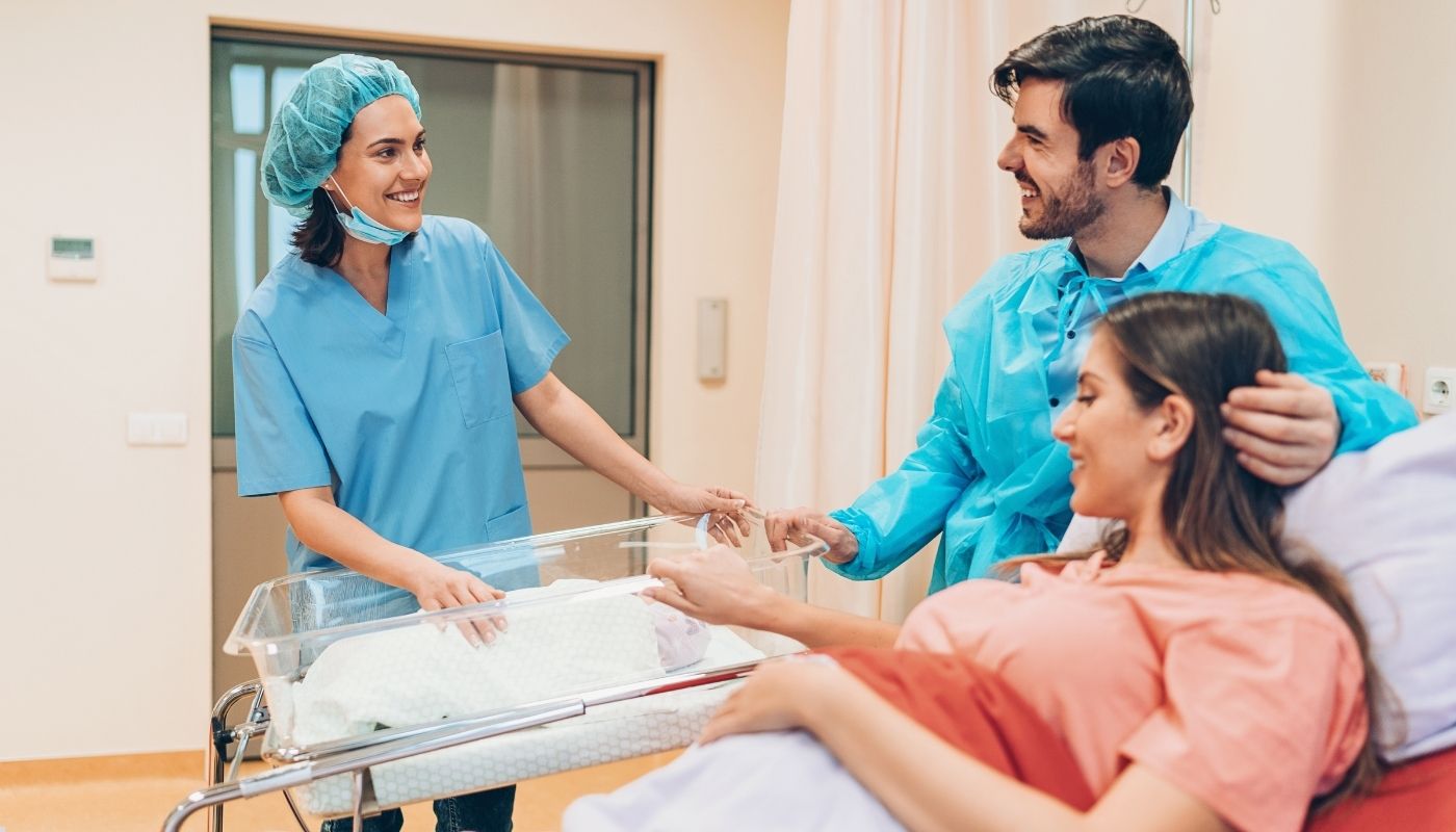 Caesarean section stitches